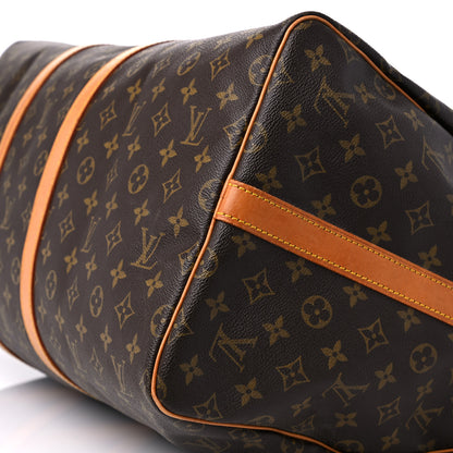 Louis Vuitton Monogram Keepall Bandouliere 55 9 of 26
