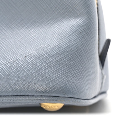 Prada Saffiano Lux Small Promenade Tote Aviazione 12 of 14