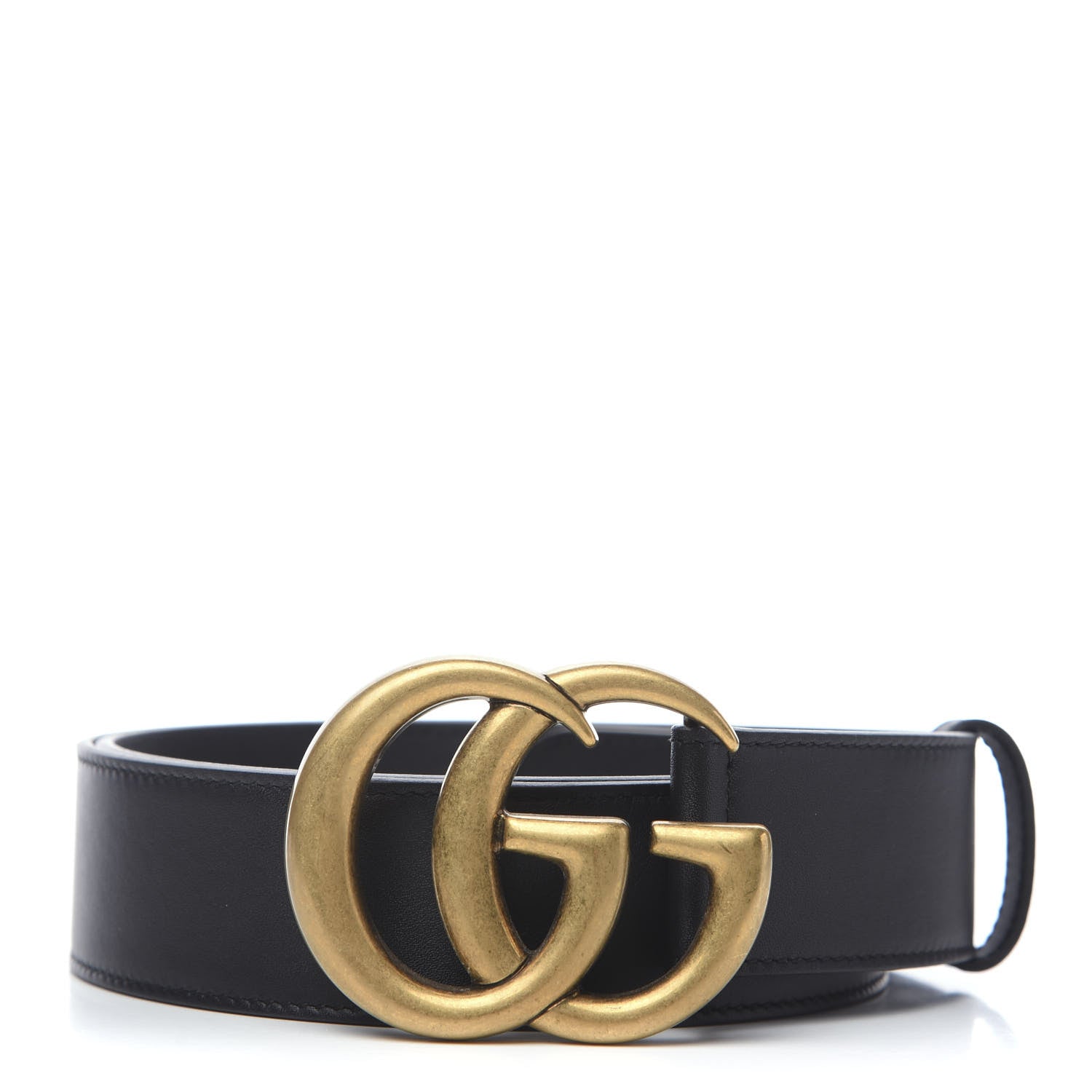 Gucci Calfskin Double G 40mm Belt 95 38 Black 1 of 4