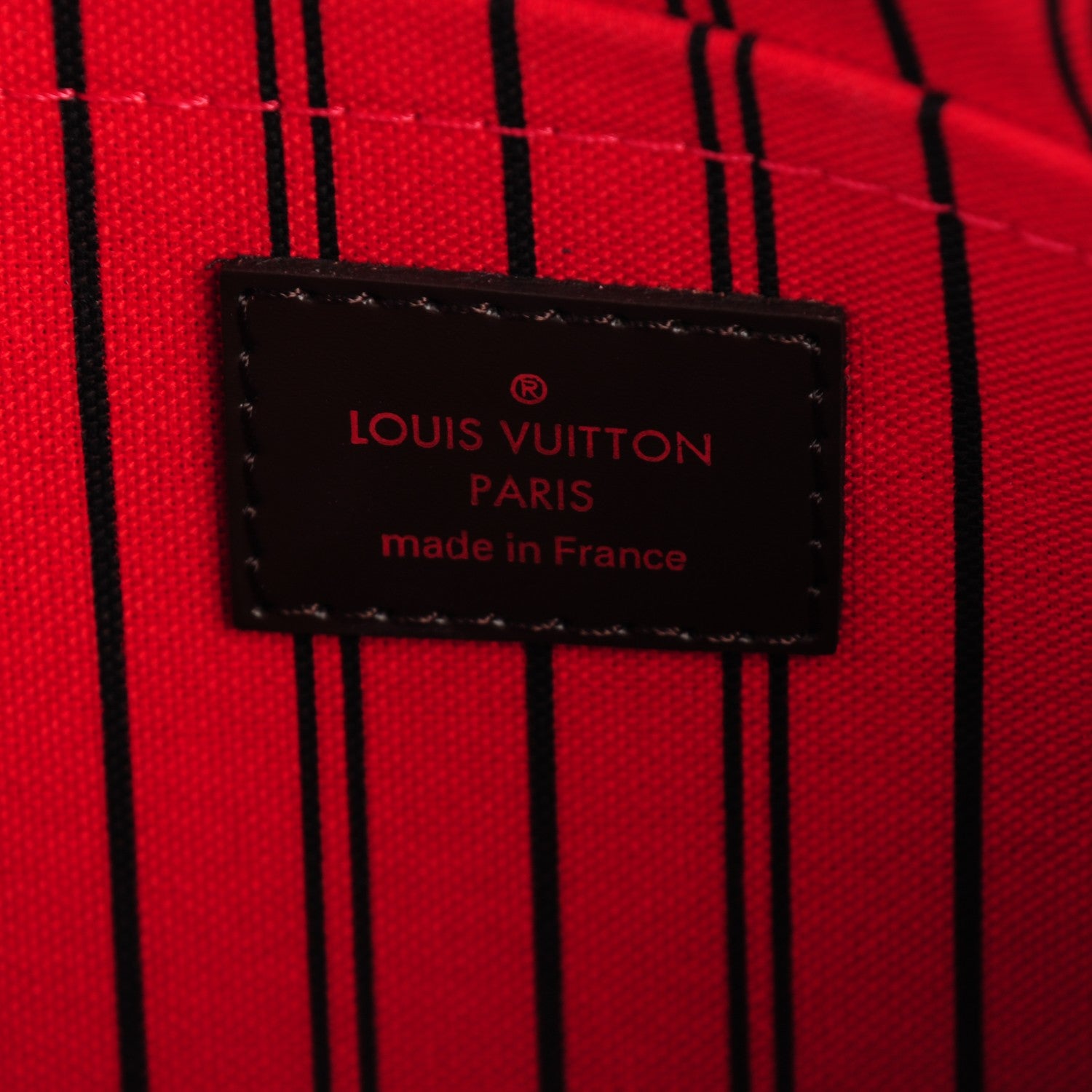 Louis Vuitton Damier Ebene Neverfull MM GM Pochette 6 of 7