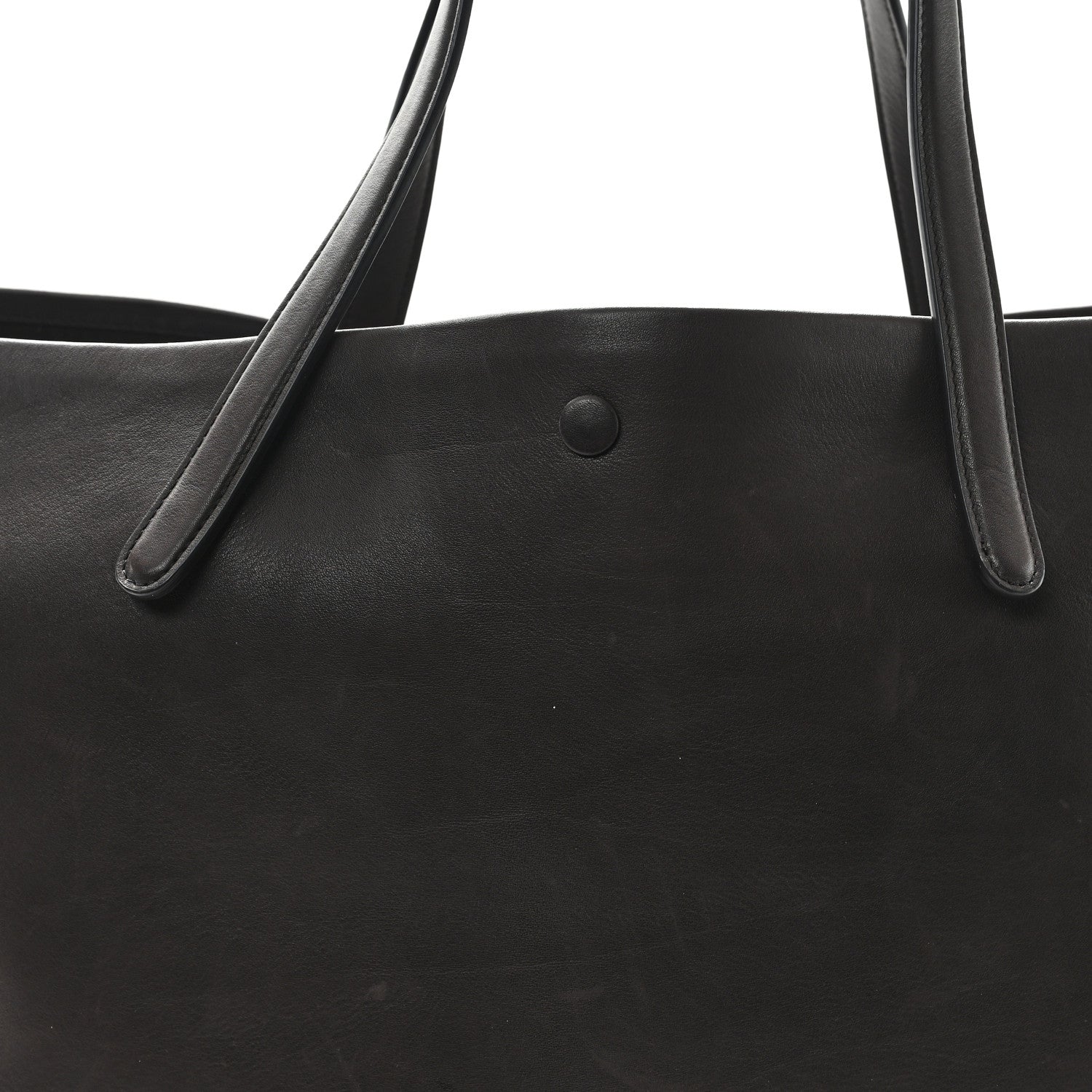 The Row Polished Saddle Calfskin Idaho XL Dark Brown 7 of 10