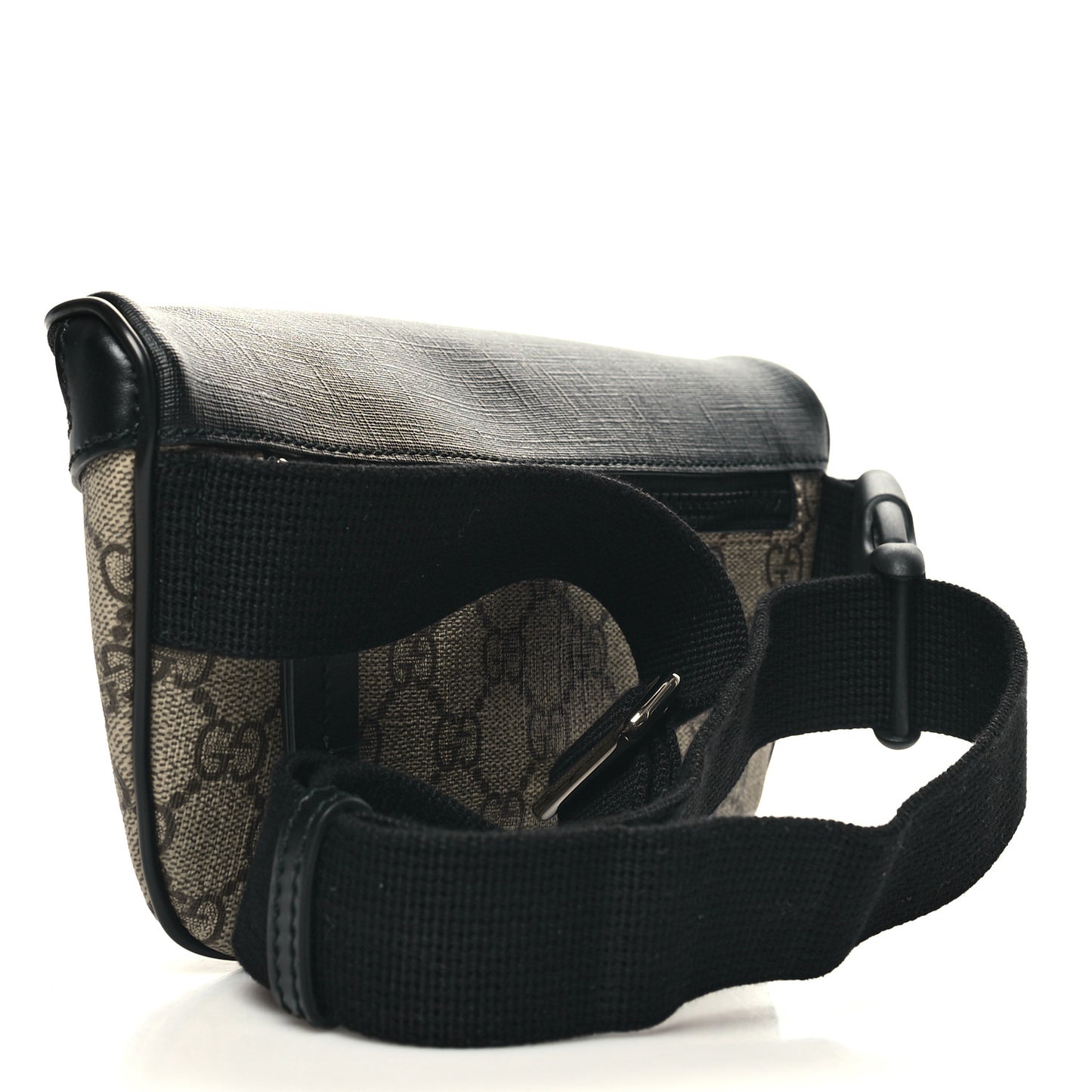GG Supreme Monogram Belt Bag Black
