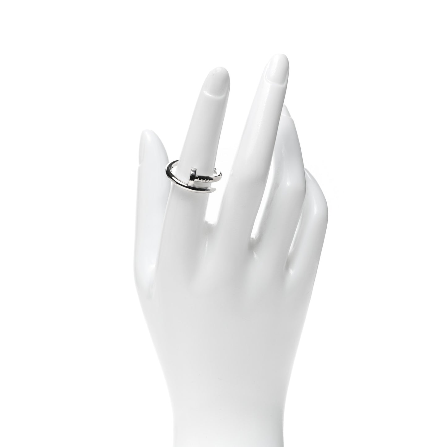 18K White Gold Juste Un Clou Ring 56 7.5