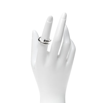 Cartier 18K White Gold Juste Un Clou Ring 56 7.5 2 of 4