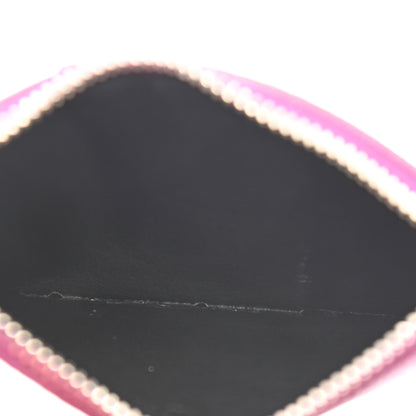 Saint Laurent Grained Calfskin 5 Fragments Zip Pouch Card Holder Pivoine 5 of 8