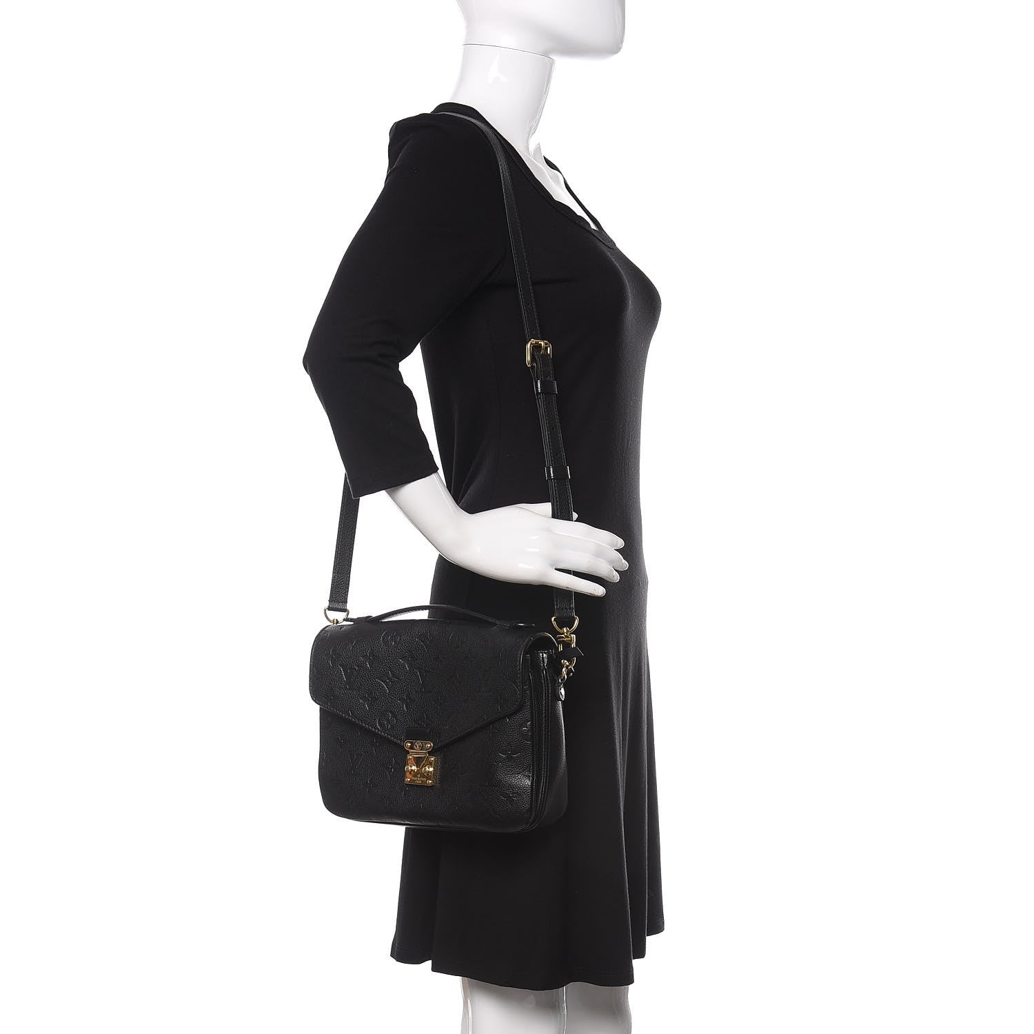 Louis Vuitton Empreinte Pochette Metis Black 2 of 11