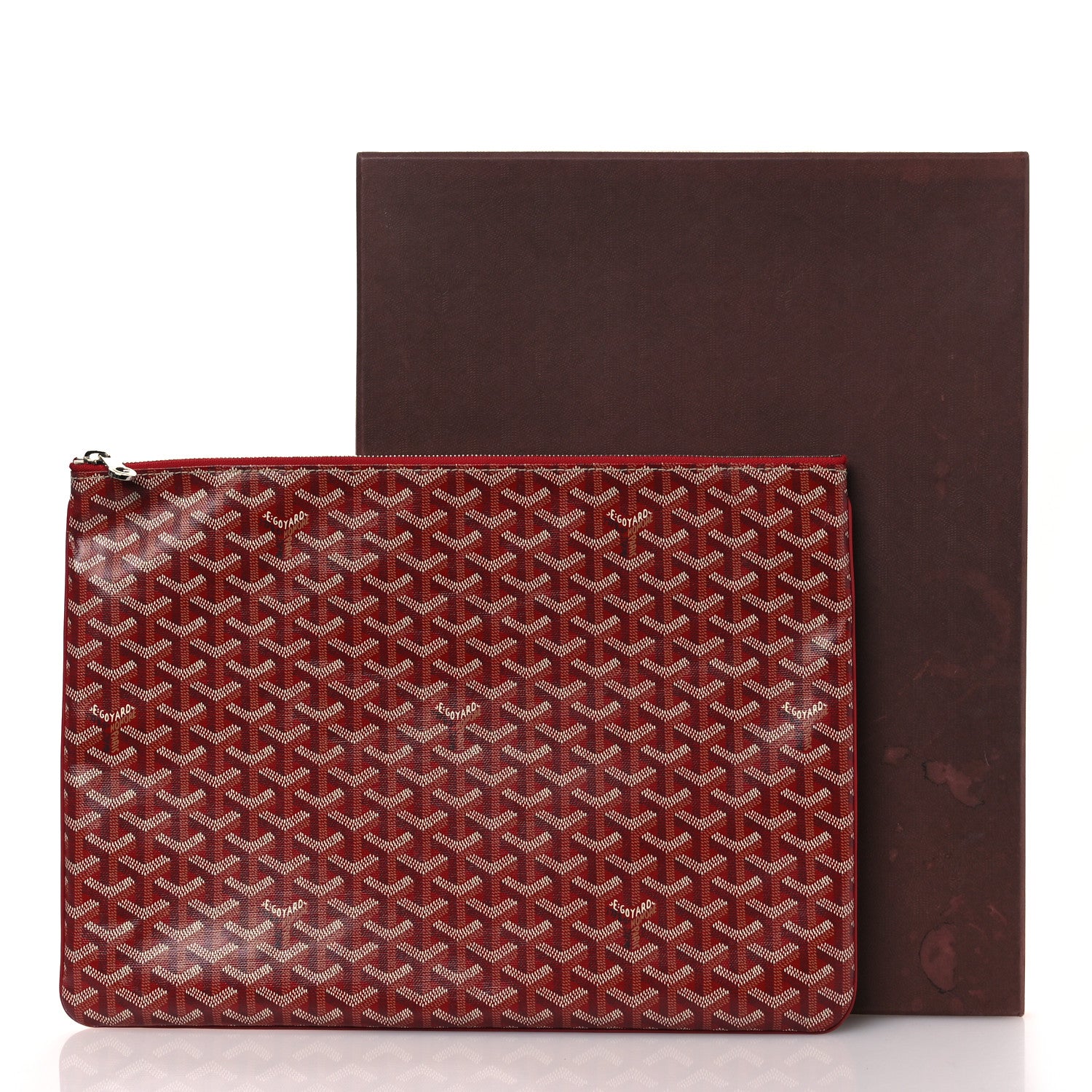 Goyard Goyardine Senat Pochette GM Red 12 of 12