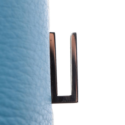 Hermes Taurillon Clemence Birkin 35 Blue Jean 21 of 33