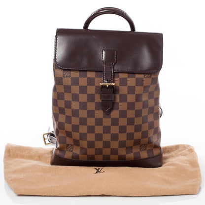 Louis Vuitton Damier Ebene Soho Backpack 9 of 9