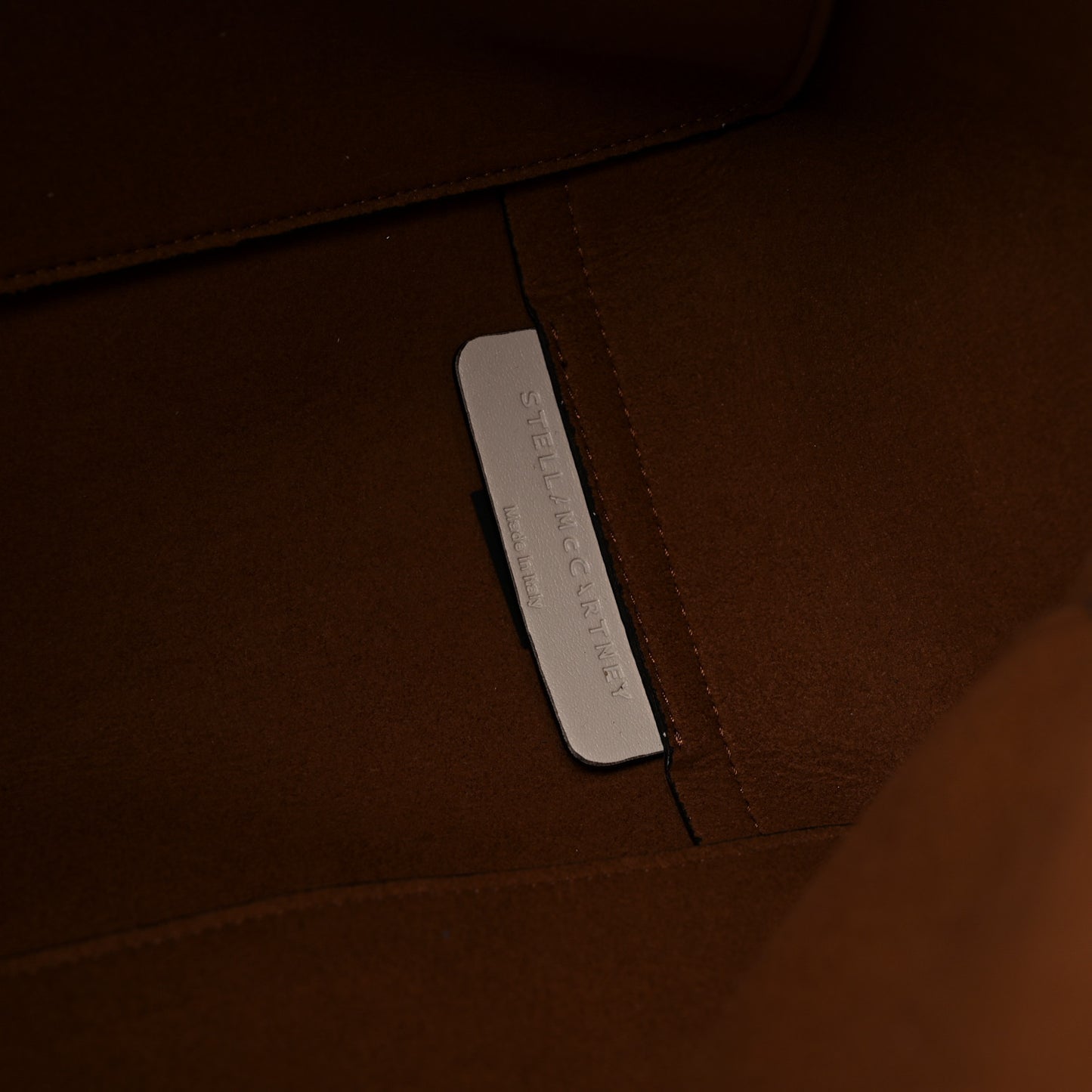 Eco Alter Tiger Print Perforated Logo Tote Bag Brown Ivory