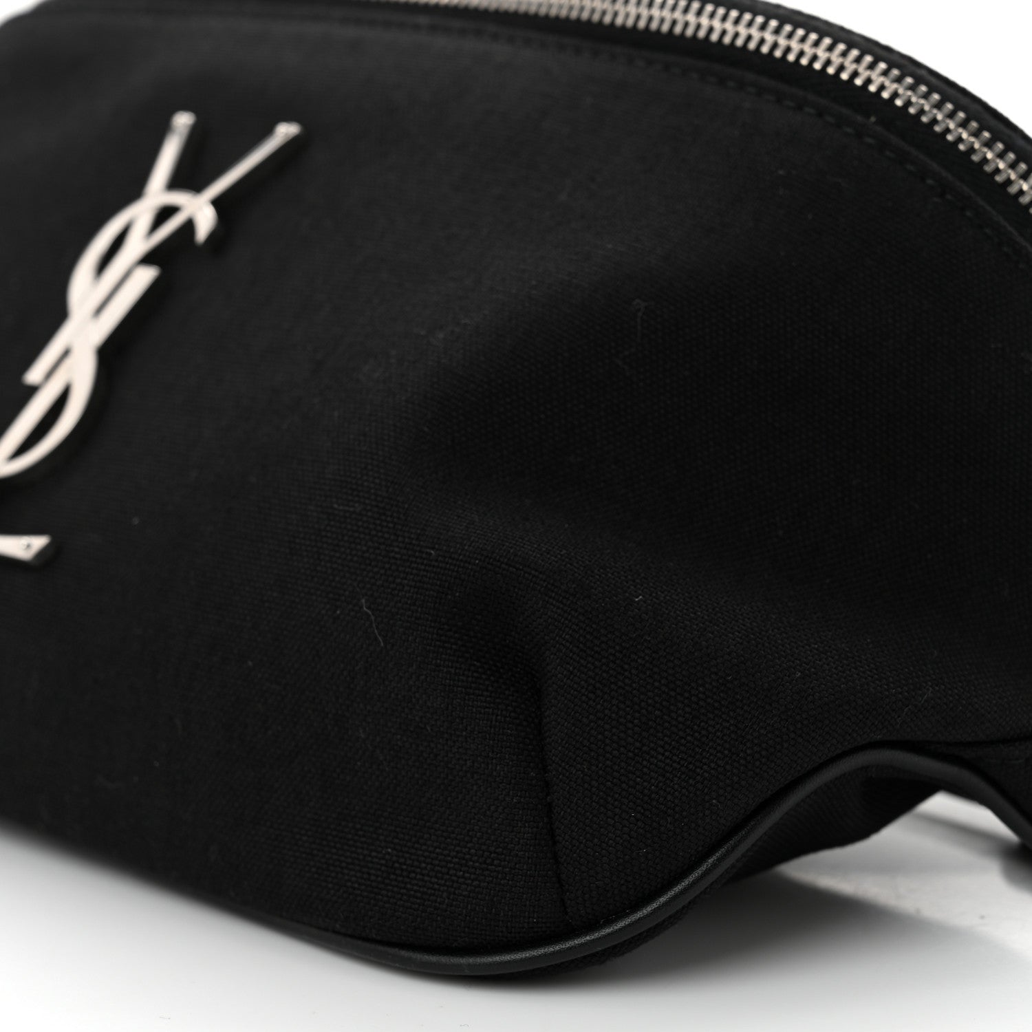 Saint Laurent Canvas Monogram Belt Bag Black 10 of 10
