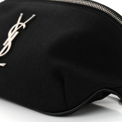 Saint Laurent Canvas Monogram Belt Bag Black 10 of 10
