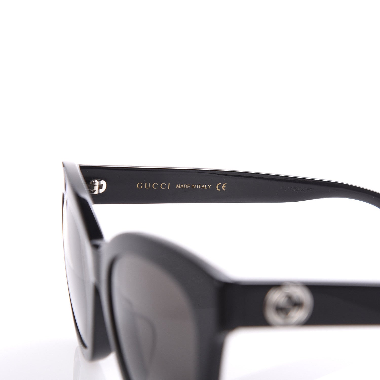 Gucci Acetate Square Frame Sunglasses GG0029SA Black 6 of 7