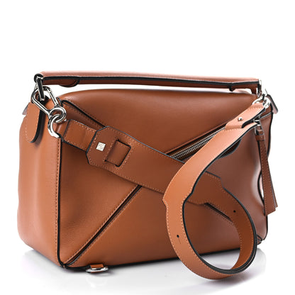Loewe Calfskin Medium Puzzle Bag Tan 3 of 8