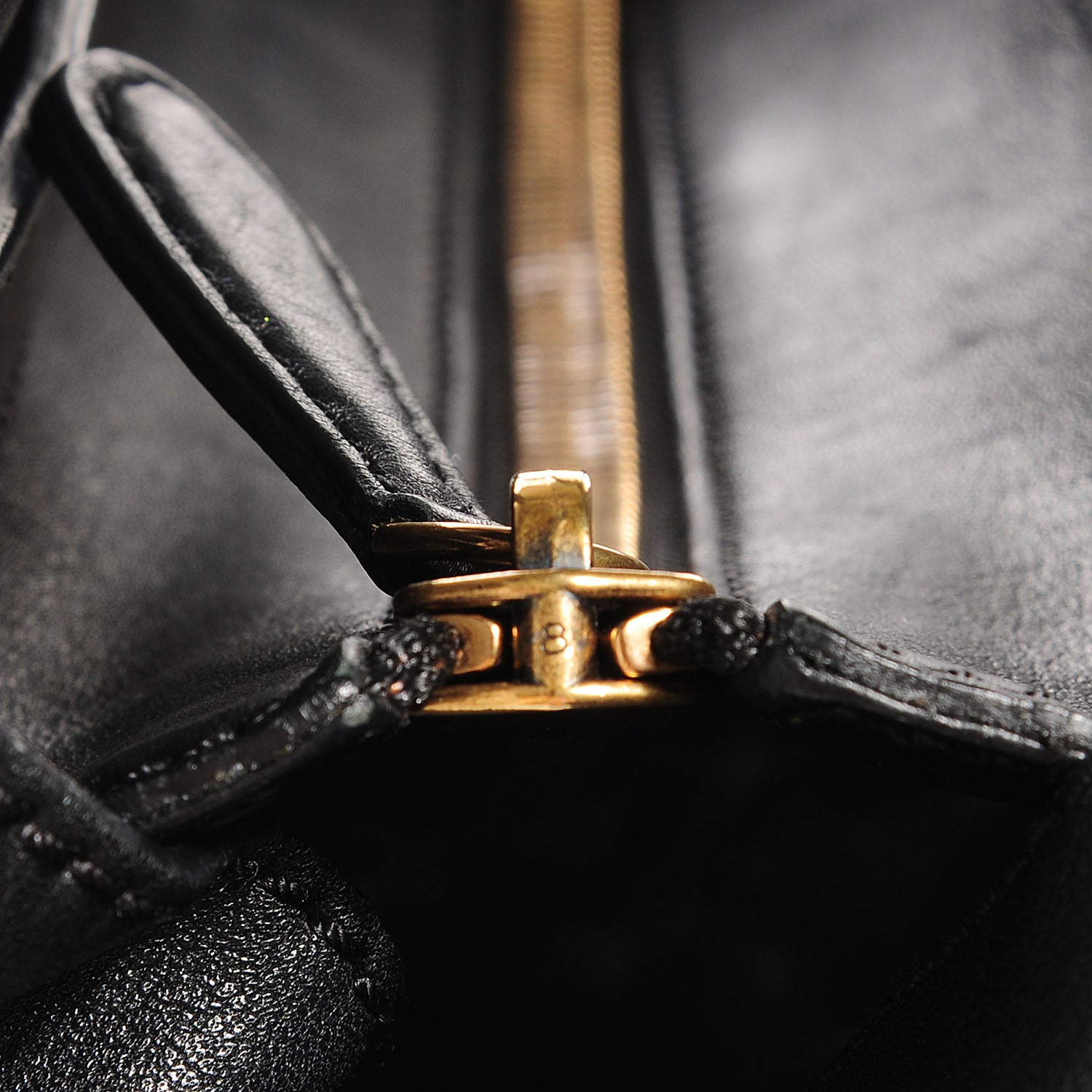 Celine Smooth Calfskin Micro Luggage Black 8 of 8