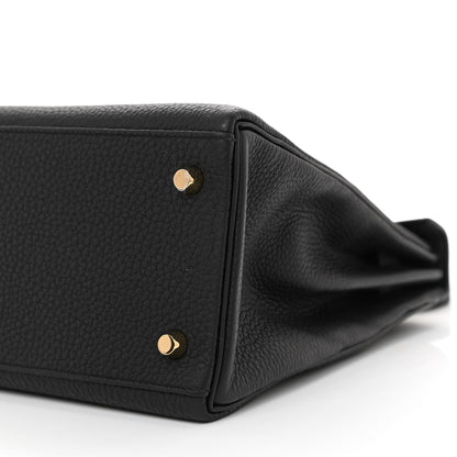 Hermes Togo Kelly Retourne 28 Black 10 of 11
