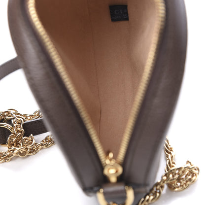 Gucci GG Supreme Monogram Web Mini Ophidia Round Shoulder Bag Brown 4 of 9