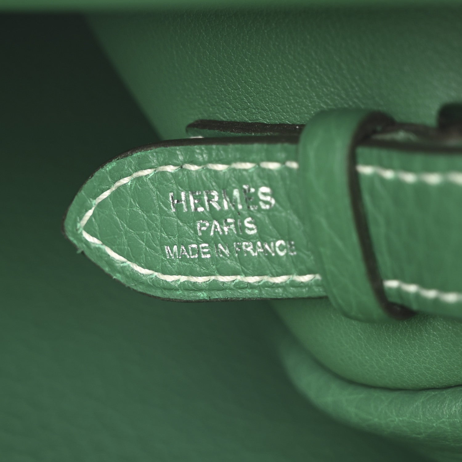 Hermes Taurillon Clemence Halzan 31 Malachite 7 of 10