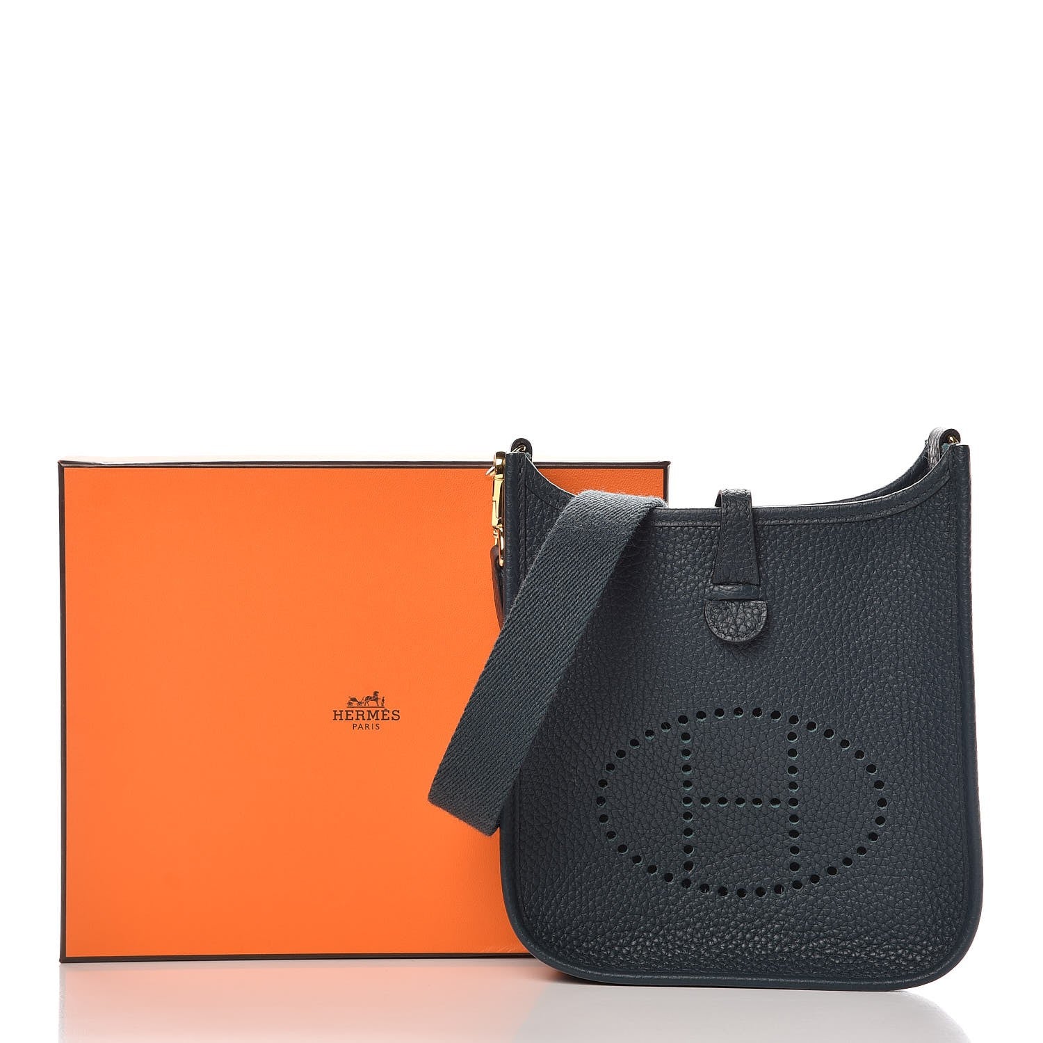Hermes Taurillon Clemence Amazone Evelyne TPM Vert Cypress 9 of 9