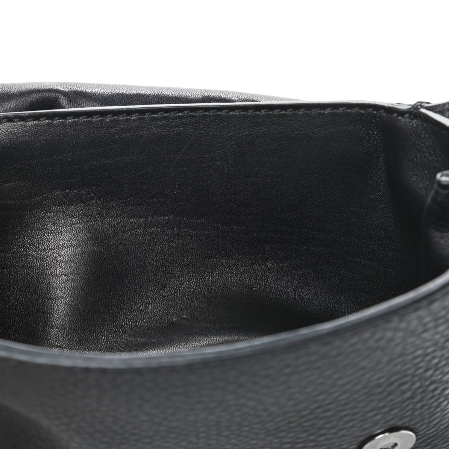 Valentino Garavani Pebbled Calfskin Crystal Studs Va Va Voom Shoulder Bag Black 5 of 8