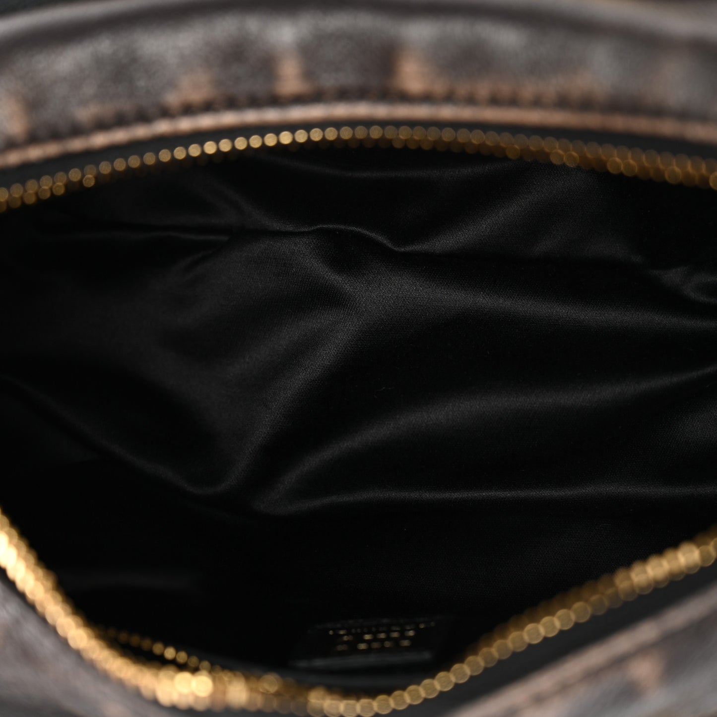 Distressed Nappa Pocket Bag Sand Coffee