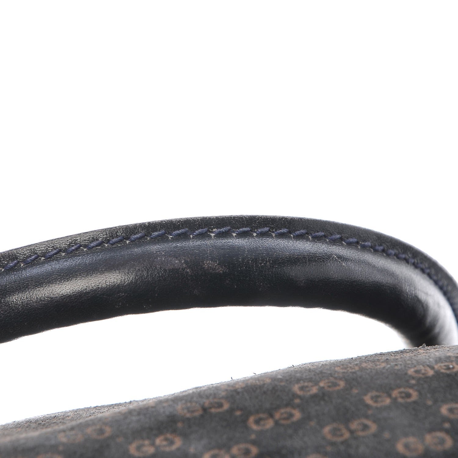 Gucci Velvet Mini GG Monogram Boston Duffle Bag Blue 12 of 15