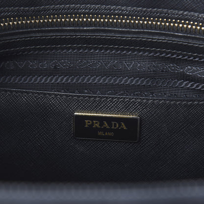 Prada Saffiano Medium Galleria Double Zip Tote Black 9 of 10