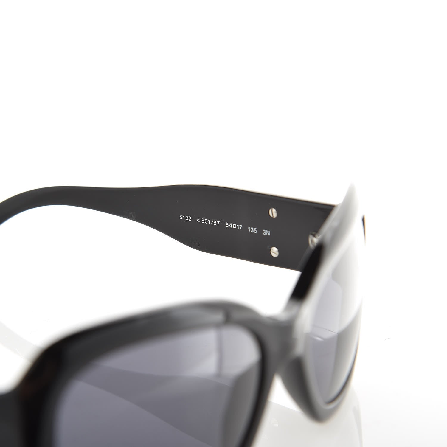 Chanel CC Sunglasses 5102 Black 6 of 8