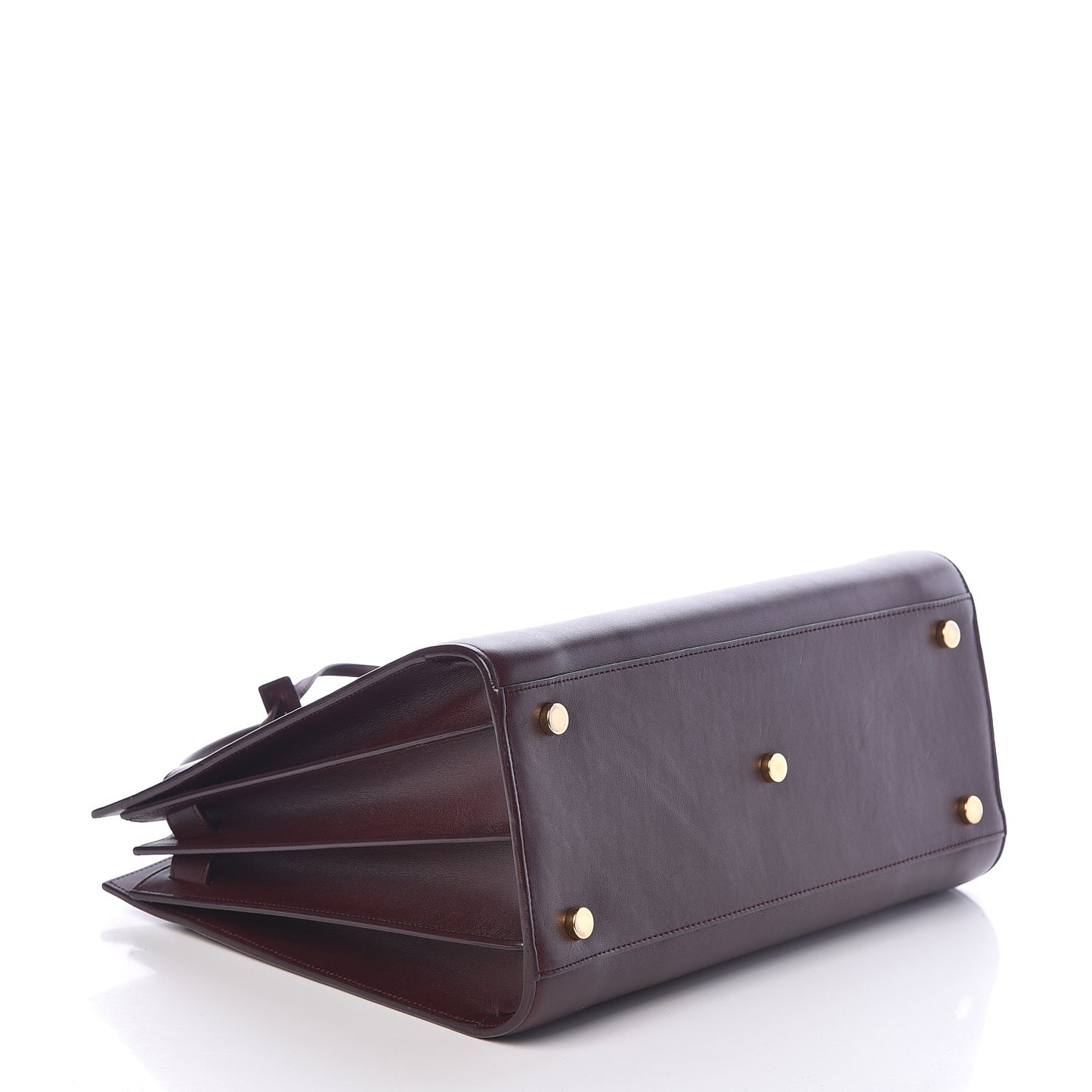 Calfskin Small Sac De Jour Bordeaux