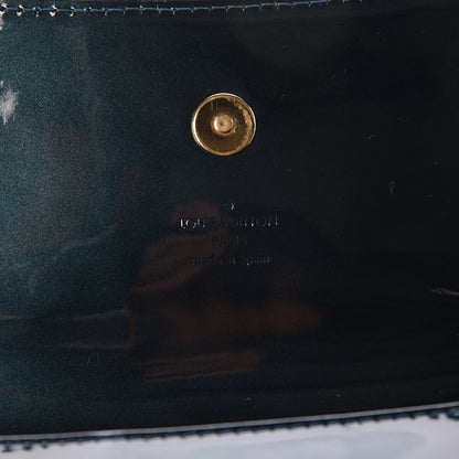 Louis Vuitton Patent Sobe Clutch Blue Nuit 6 of 13