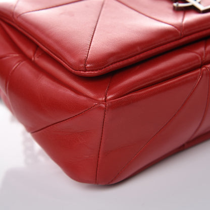 Saint Laurent Lambskin Patchwork Monogram Small Jamie Red 12 of 12
