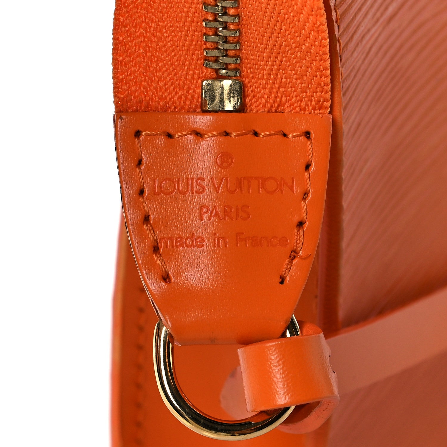 Louis Vuitton Epi Pochette Accessories 24 Mandarin 6 of 9