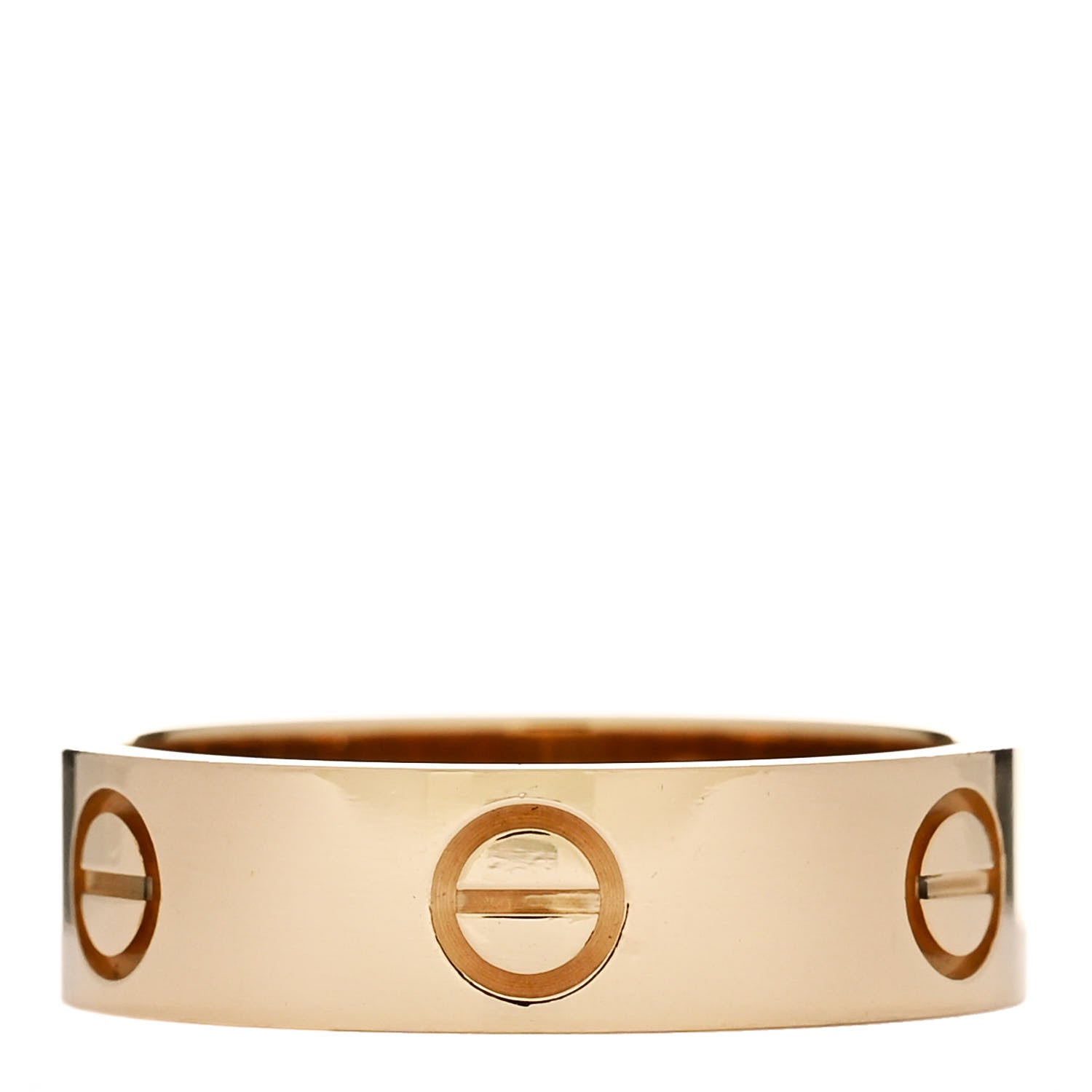 Cartier 18K Yellow Gold 5.5mm LOVE Ring 56 7.75 1 of 5