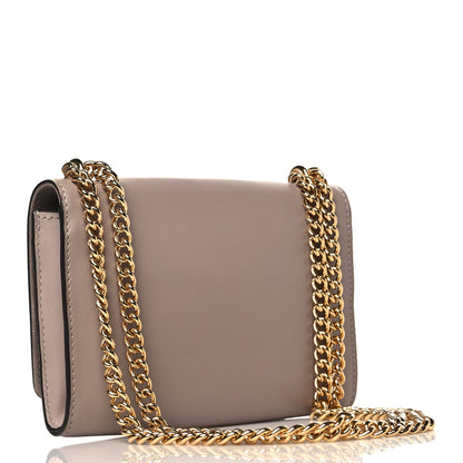 Louis Vuitton Calfskin Chain Louise MM Mastic 3 of 8