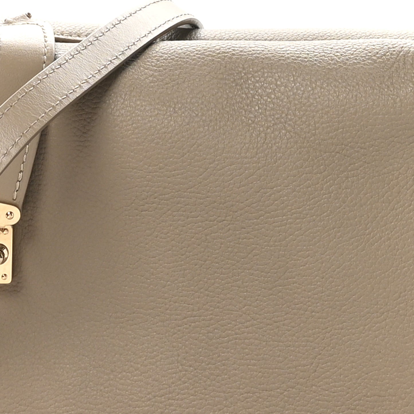 Calfskin Side Trunk MM Taupe