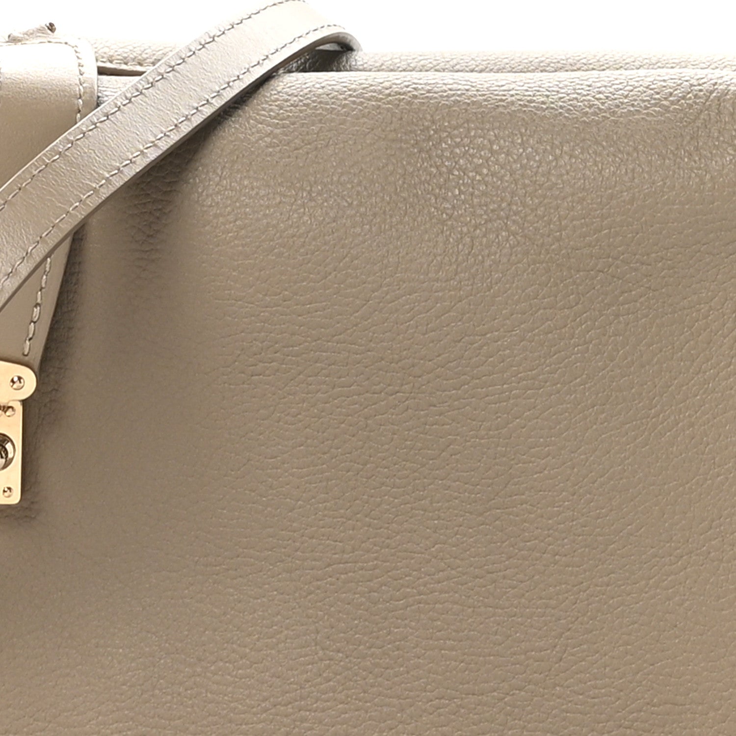 Louis Vuitton Calfskin Side Trunk MM Taupe 7 of 9