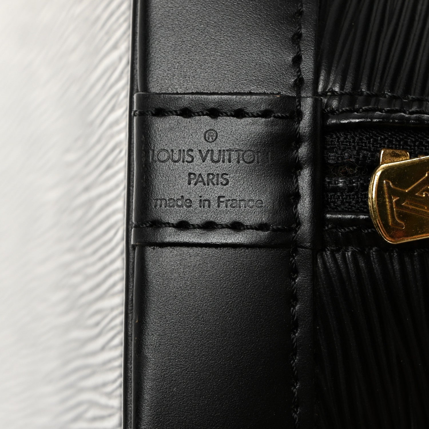 Louis Vuitton Epi Alma PM Black 6 of 12