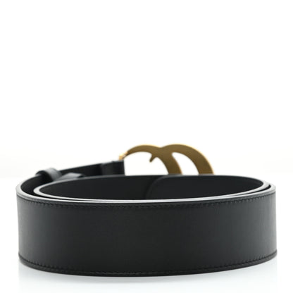 Gucci Calfskin Double G 40mm Belt 80 32 Black 2 of 5