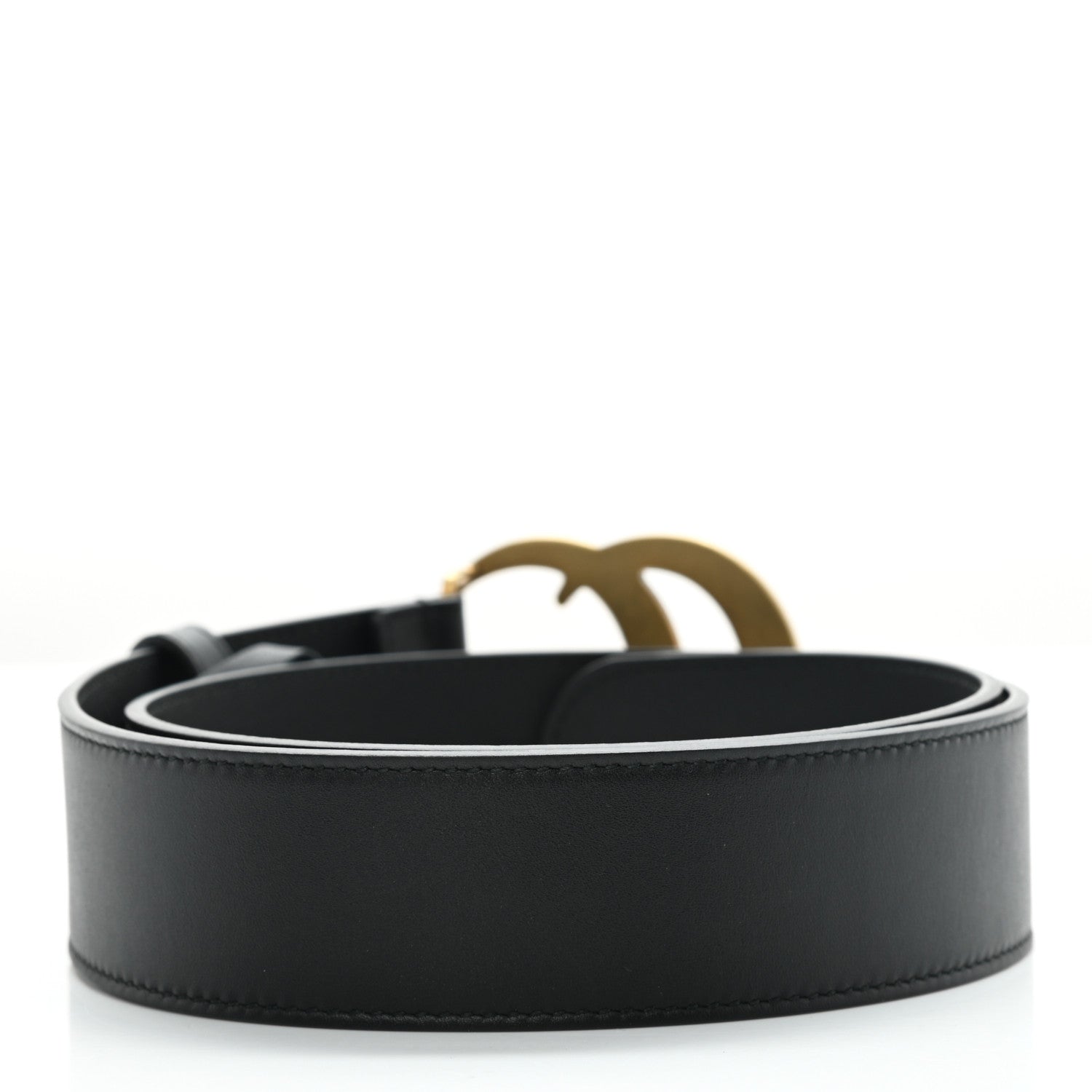Gucci Calfskin Double G 40mm Belt 80 32 Black 2 of 5