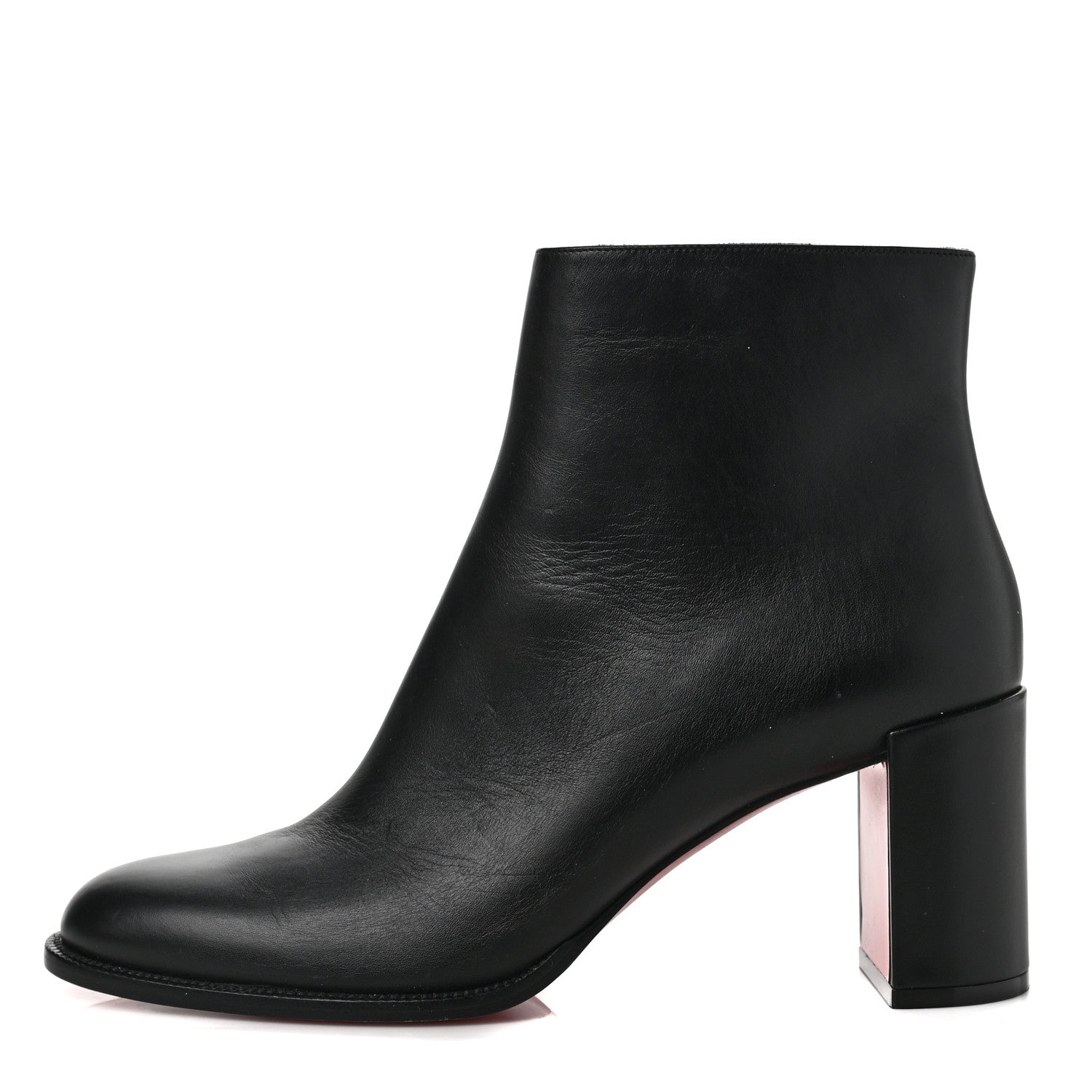 Christian Louboutin Calfskin Adoxa 70 Ankle Boots 40.5 Black 1 of 7