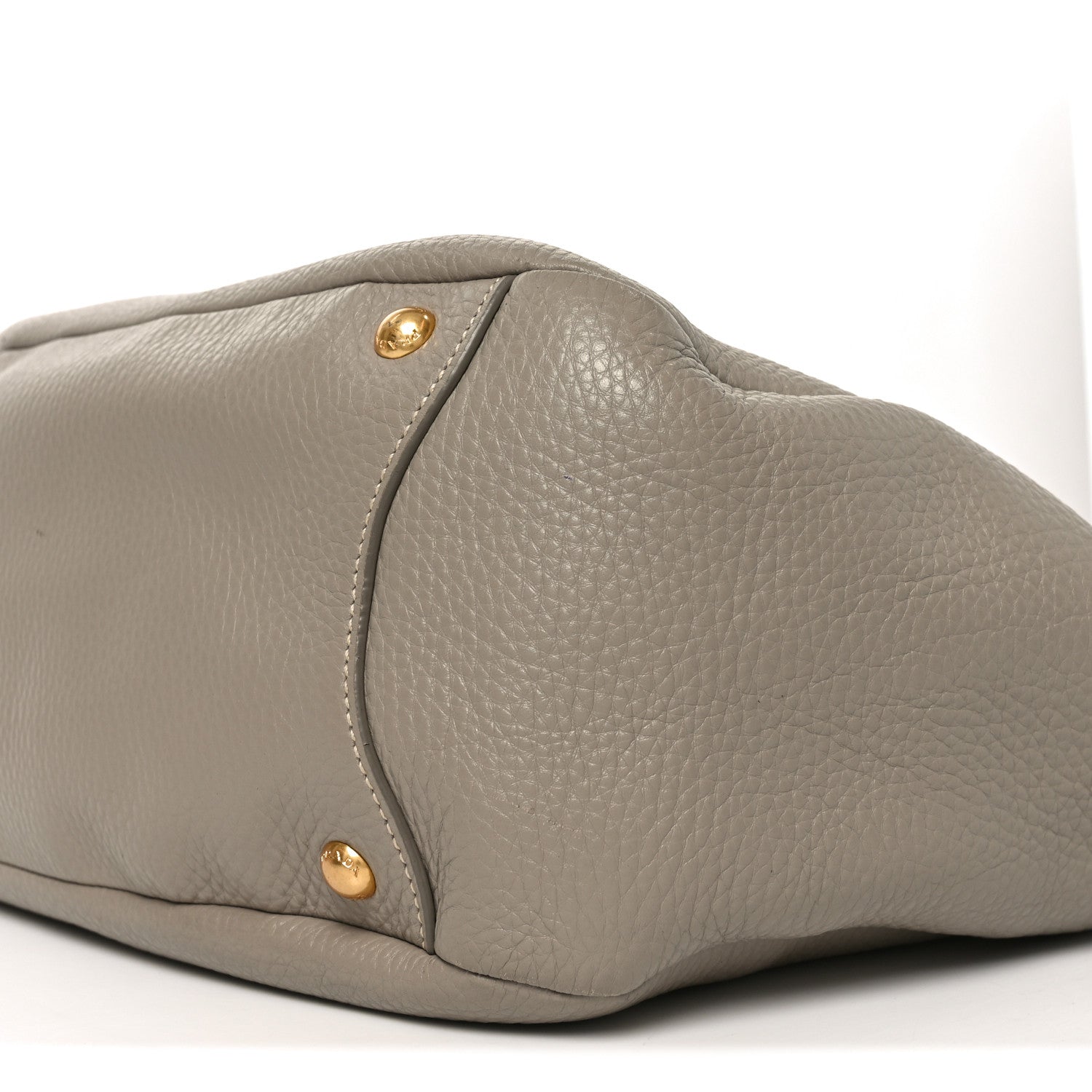 Prada Vitello Daino Side Pocket Hobo Pomice 9 of 9