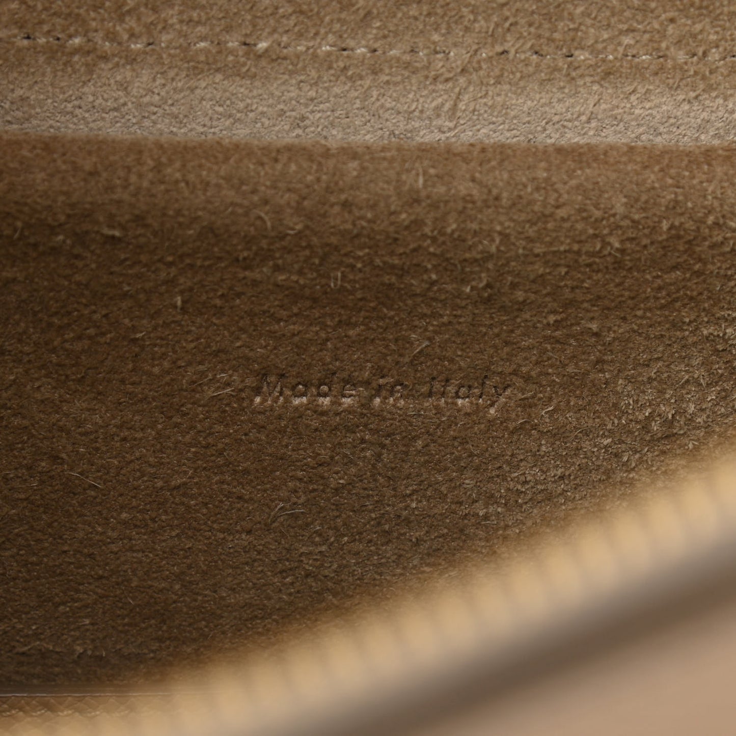 Grained Calfskin Mini Belt Bag Light Taupe