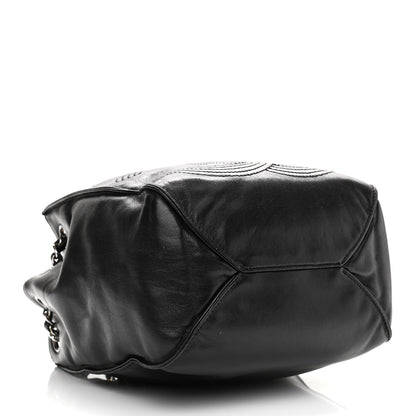 Chanel Lambskin CC Shoulder Bag Black 4 of 10