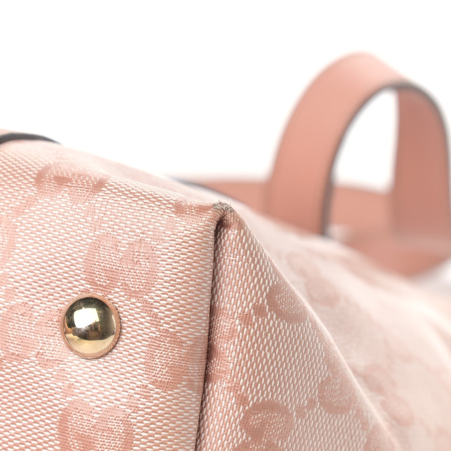 Crystal Monogram Medium Abbey Tote Blush