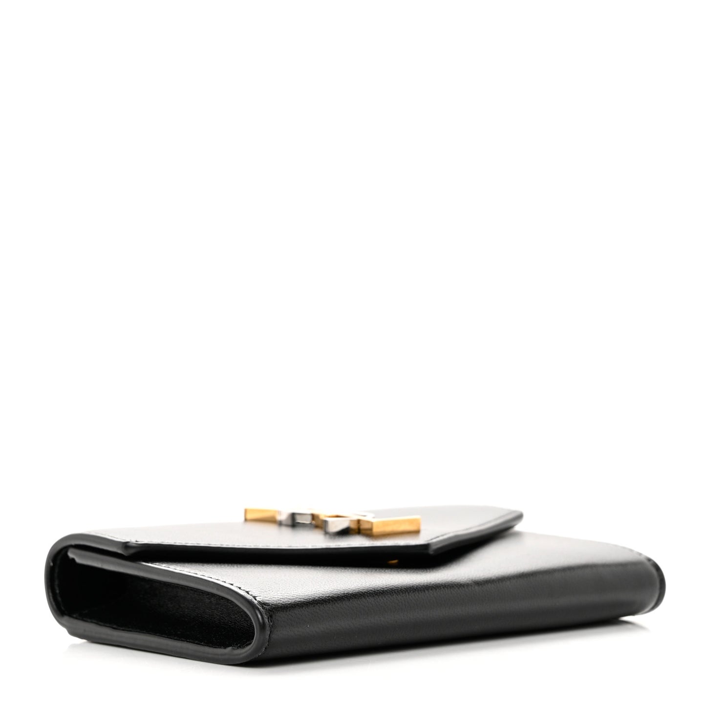 Nappa Small Monogram Envelope Wallet Black