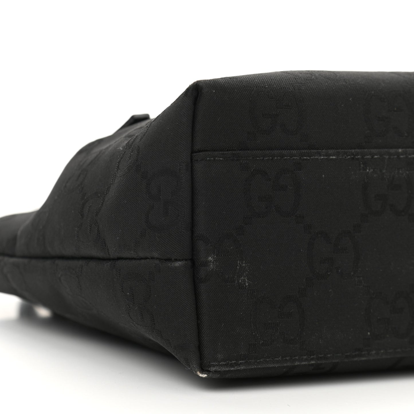 GG Plus Small Monogram Tote Black