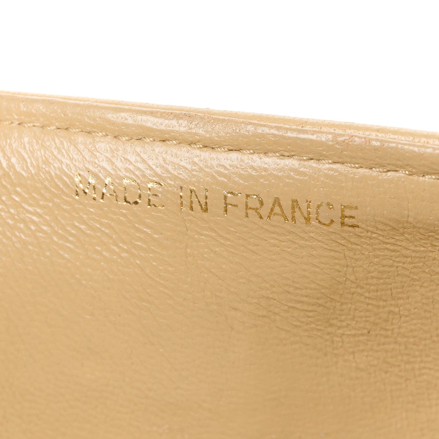 Chanel Lambskin Quilted Medium Double Flap Beige 8 of 12
