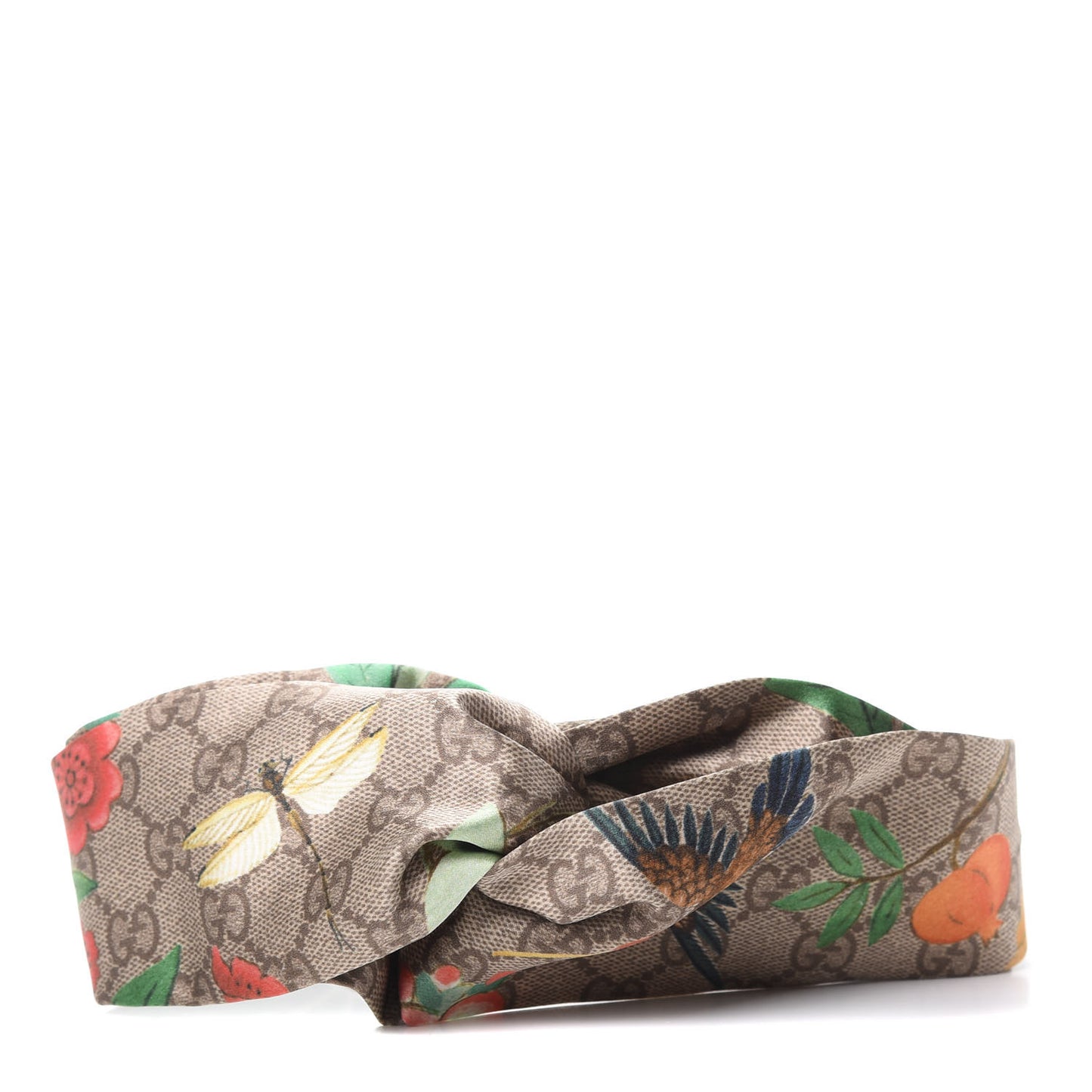 Silk Monogram Tian Print Tiana Duchesse Headband