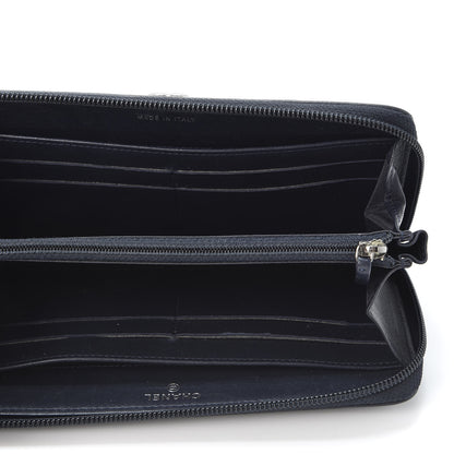 Chanel Lambskin Quilted Boy Zip Around Wallet Navy 4 of 10