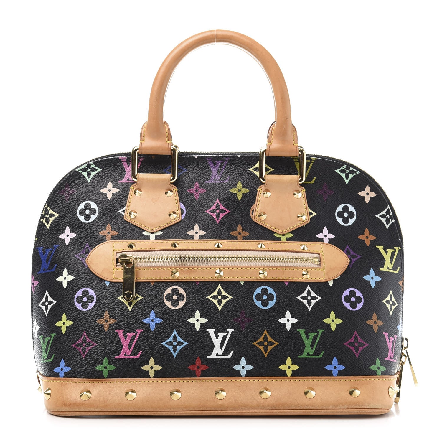 Louis Vuitton Monogram Multicolor Alma Black 1 of 12